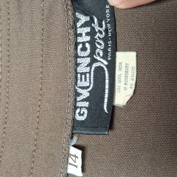 Vintage Givenchy Sport Brown Poly skirt - Picture 5 of 7